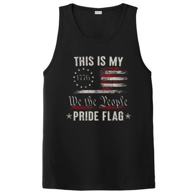 This Is My Pride Flag 1776 American 4th of July Patriotic PosiCharge Competitor Tank