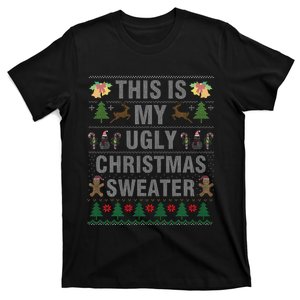 This Is My Ugly Sweater Christmas Family  T-Shirt