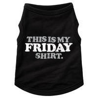 This Is My Friday Funny Vintage Retro Distressed Doggie Tank
