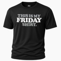 This Is My Friday Funny Vintage Retro Distressed Performance Shirt