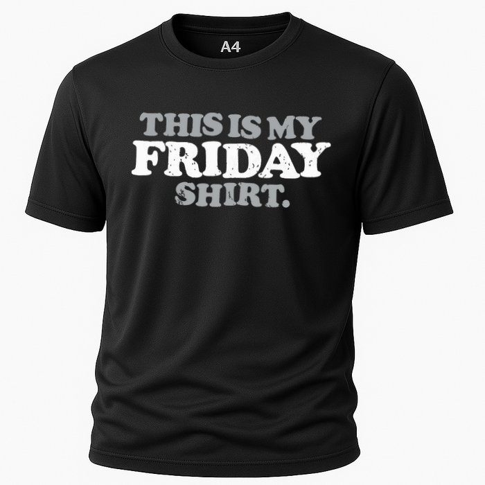 This Is My Friday Funny Vintage Retro Distressed Performance Shirt