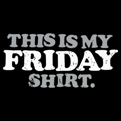 This Is My Friday Funny Vintage Retro Distressed T-Shirt