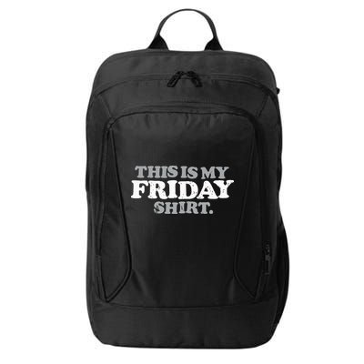 This Is My Friday Funny Vintage Retro Distressed City Backpack