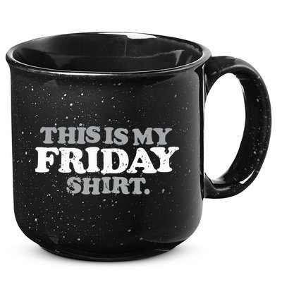 This Is My Friday Funny Vintage Retro Distressed 15oz Campfire Ceramic Mug