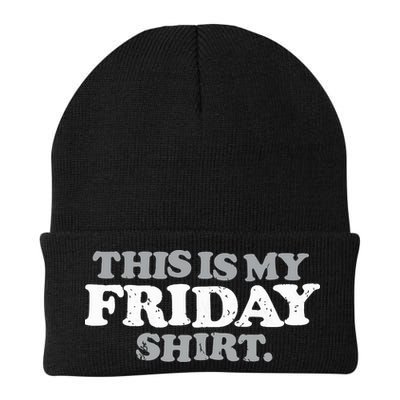 This Is My Friday Funny Vintage Retro Distressed Beanie
