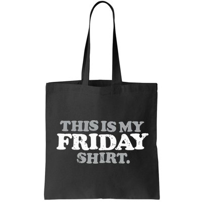 This Is My Friday Funny Vintage Retro Distressed Bag