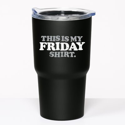 This Is My Friday Funny Vintage Retro Distressed Tumbler