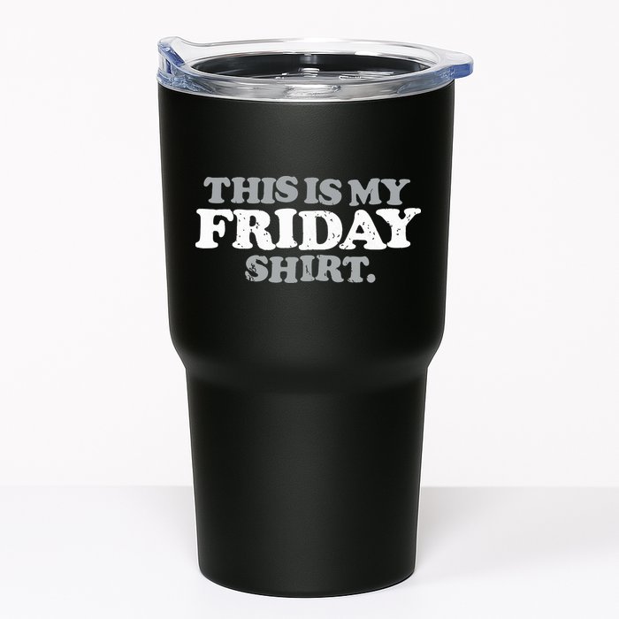 This Is My Friday Funny Vintage Retro Distressed Tumbler