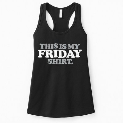 This Is My Friday Funny Vintage Retro Distressed Womens Tank Top