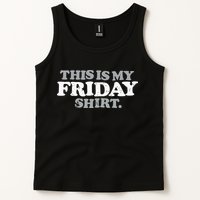 This Is My Friday Funny Vintage Retro Distressed Tank Top