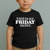 This Is My Friday Funny Vintage Retro Distressed Toddler T-Shirt
