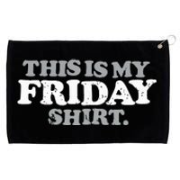 This Is My Friday Funny Vintage Retro Distressed Grommeted Golf Towel