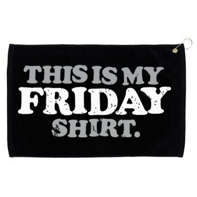 This Is My Friday Funny Vintage Retro Distressed Grommeted Golf Towel