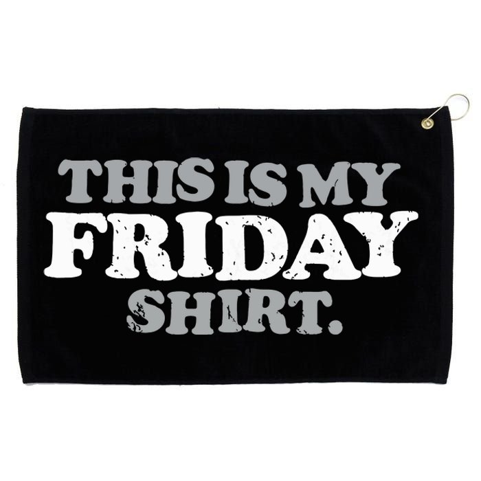 This Is My Friday Funny Vintage Retro Distressed Grommeted Golf Towel