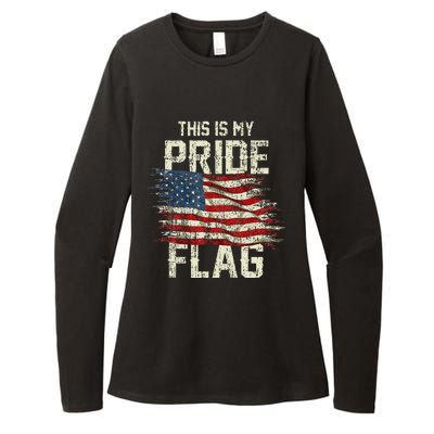 This Is My Pride Flag USA American 4th Of July Patriotic Tank Top Womens CVC Long Sleeve Shirt