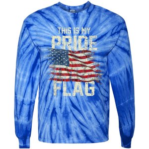 This Is My Pride Flag USA American 4th Of July Patriotic Tank Top Tie-Dye Long Sleeve Shirt