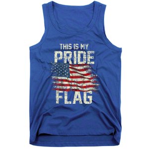 This Is My Pride Flag USA American 4th Of July Patriotic Tank Top Tank Top