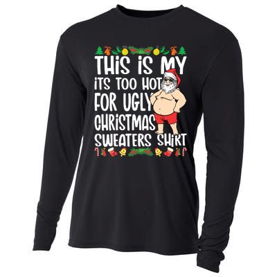 This Is My Its Too Hot For Ugly Christmas Sweaters Cooling Performance Long Sleeve Crew