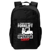This Is My Forklift Operator Forklift Backpack