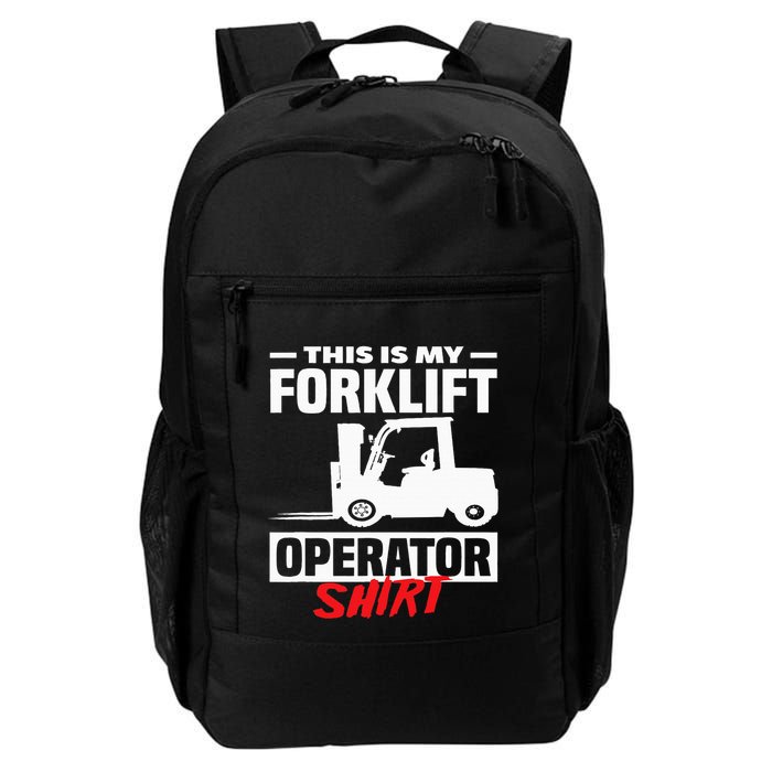 This Is My Forklift Operator Forklift Backpack