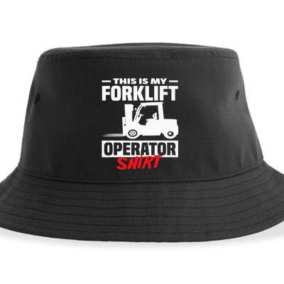This Is My Forklift Operator Forklift Sustainable Bucket Hat
