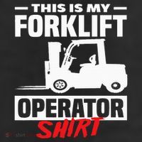 This Is My Forklift Operator Forklift 25L Jumbo Tote