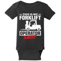 This Is My Forklift Operator Forklift Baby Bodysuit