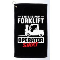 This Is My Forklift Operator Forklift Golf Towel