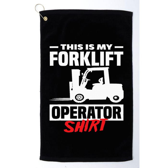 This Is My Forklift Operator Forklift Golf Towel