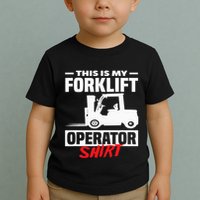 This Is My Forklift Operator Forklift Toddler T-Shirt