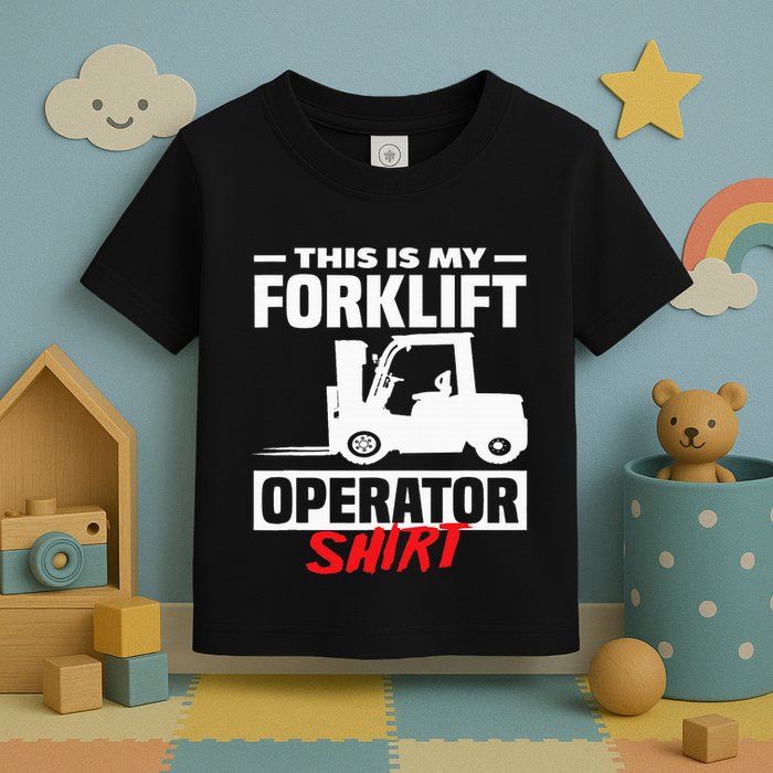 This Is My Forklift Operator Forklift Toddler T-Shirt