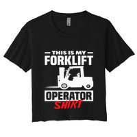 This Is My Forklift Operator Forklift Crop Top
