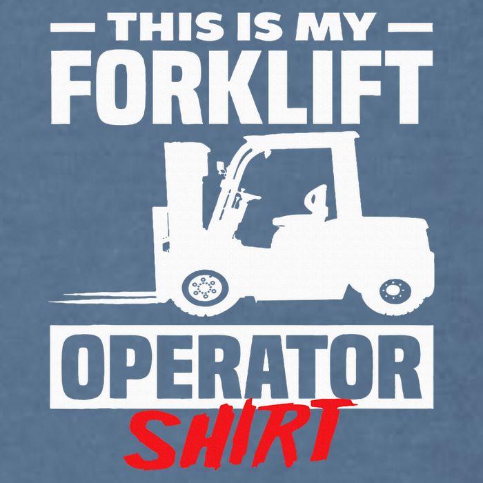 This Is My Forklift Operator Forklift Garment-Dyed Sweatshirt