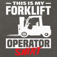 This Is My Forklift Operator Forklift Cotton Canvas Backpack