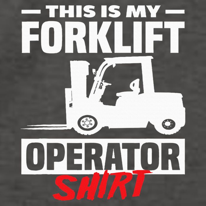 This Is My Forklift Operator Forklift Vector Backpack