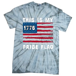 This Is My Pride Flag USA American 4th Of July Patriotic Tie-Dye T-Shirt