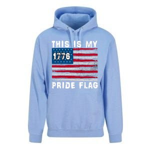 This Is My Pride Flag USA American 4th Of July Patriotic Unisex Surf Hoodie