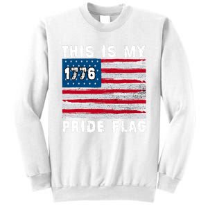 This Is My Pride Flag USA American 4th Of July Patriotic Sweatshirt