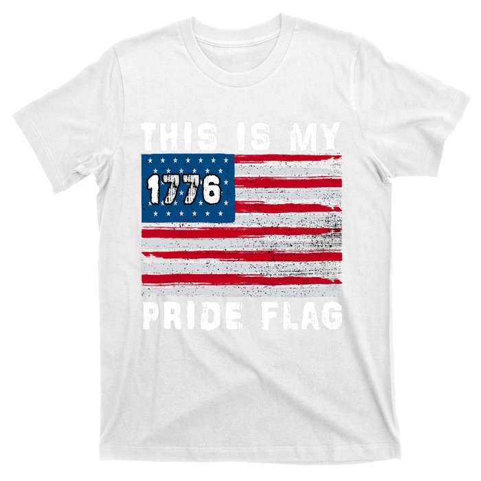 This Is My Pride Flag USA American 4th Of July Patriotic T-Shirt