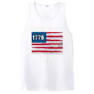 This Is My Pride Flag USA American 4th Of July Patriotic PosiCharge Competitor Tank