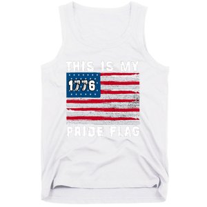 This Is My Pride Flag USA American 4th Of July Patriotic Tank Top