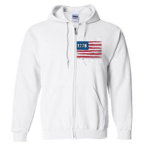 This Is My Pride Flag USA American 4th Of July Patriotic Full Zip Hoodie