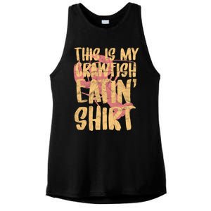 This Is My Crawfish Eatin Gift Boil Season Gift Ladies PosiCharge Tri-Blend Wicking Tank