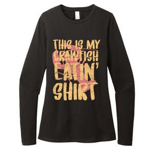 This Is My Crawfish Eatin Gift Boil Season Gift Womens CVC Long Sleeve Shirt