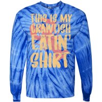 This Is My Crawfish Eatin Gift Boil Season Gift Tie-Dye Long Sleeve Shirt