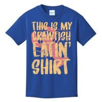 This Is My Crawfish Eatin Gift Boil Season Gift Kids T-Shirt