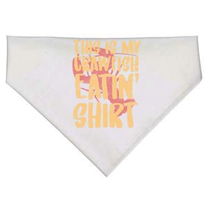 This Is My Crawfish Eatin Gift Boil Season Gift USA-Made Doggie Bandana