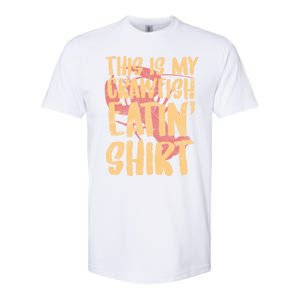 This Is My Crawfish Eatin Gift Boil Season Gift Softstyle CVC T-Shirt