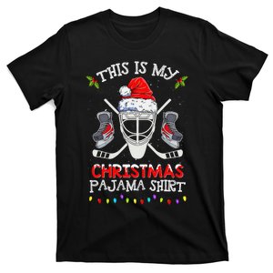 This Is My Christmas Pajama Funny Ice hockey Christmas T-Shirt