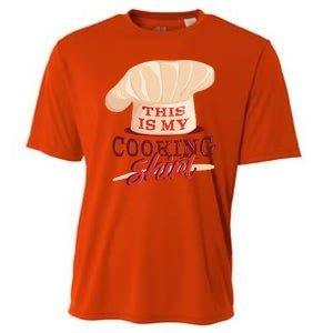 This Is My Cooking Shirt Chef Cooling Performance Crew T-Shirt